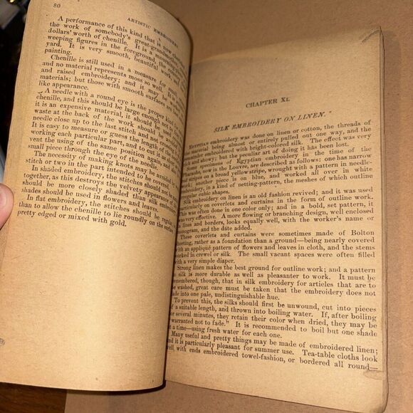 Antique 1886 Leisure Hour Liberty Vol 3 No 192 Artistic Embroidery / Ella Church - Picture 9 of 12